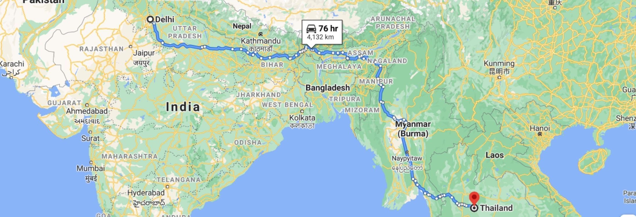 Why A Road Trip From India To Thailand Will Be Legendary