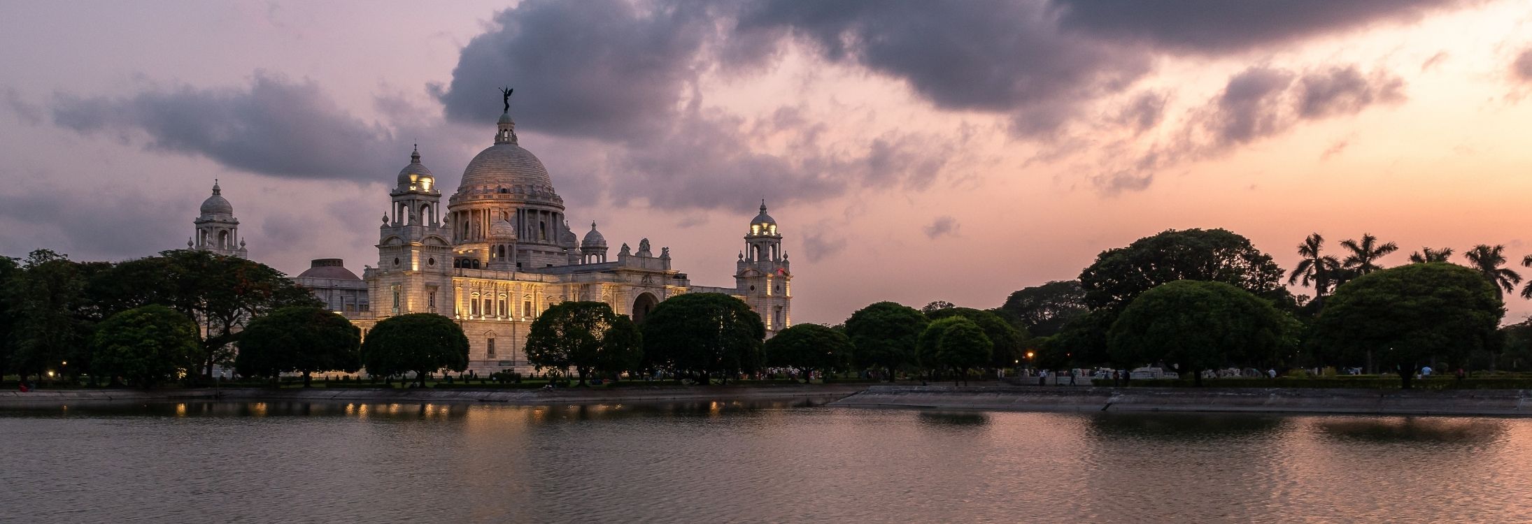 Beautiful colonial structures in India