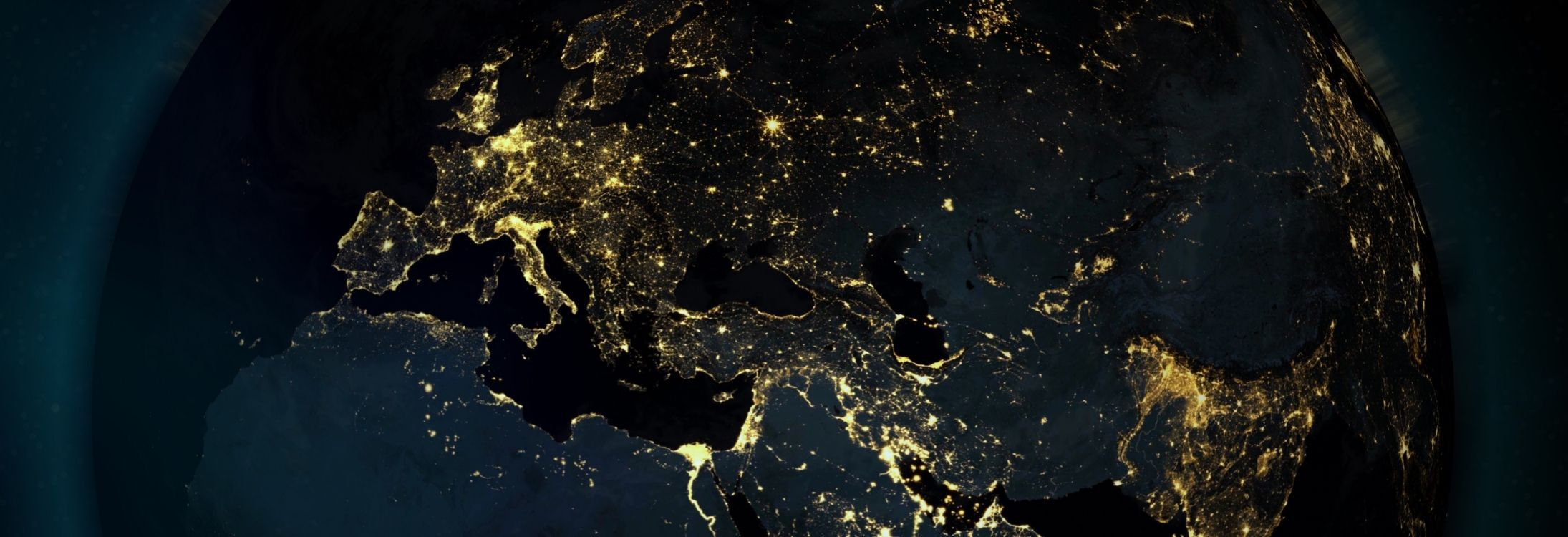 Europe at night