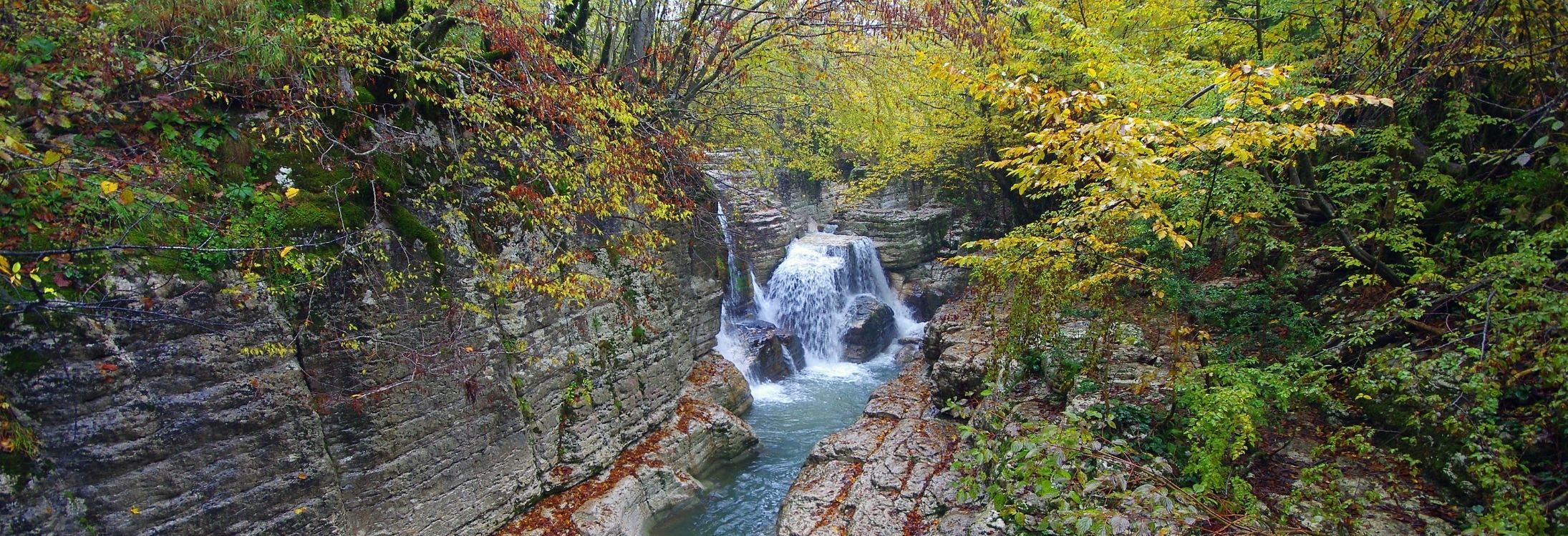 Kinchkha Waterfall and Okatse Canyon